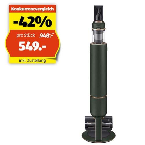 SAMSUNG Akku-Staubsauger BESPOKE JetPlus, Complete Extra (580W), Woody Green, VS20B95943N/SW