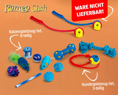 ROMEO/SHAH Hunde- und Katzenspielzeug