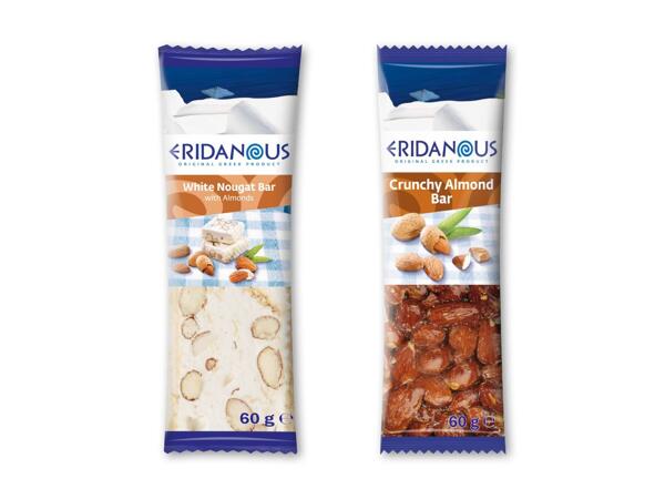 Mandel- eller nougatbar