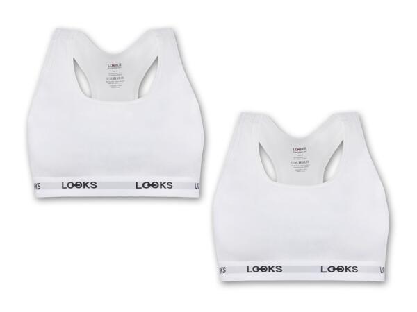 Damen Bustier/​Spaghettitop, 2 Stück