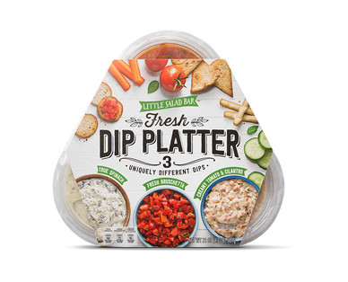 Little Salad Bar Three Dip Platter