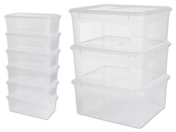 Aufbewahrungsbox, 3 oder 6 Stück