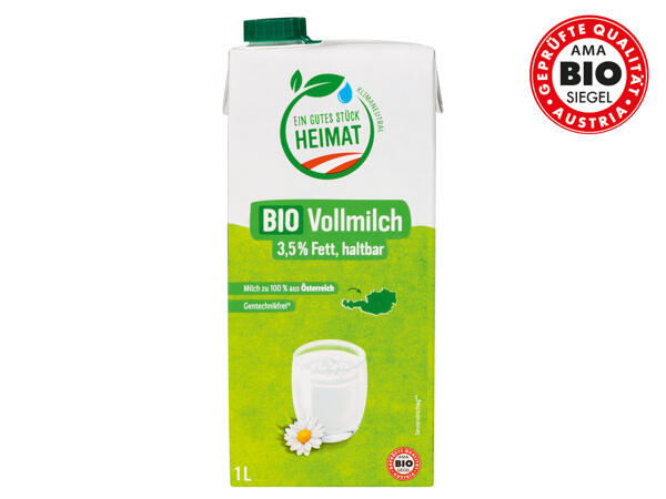 Haltbare Bio-Vollmilch