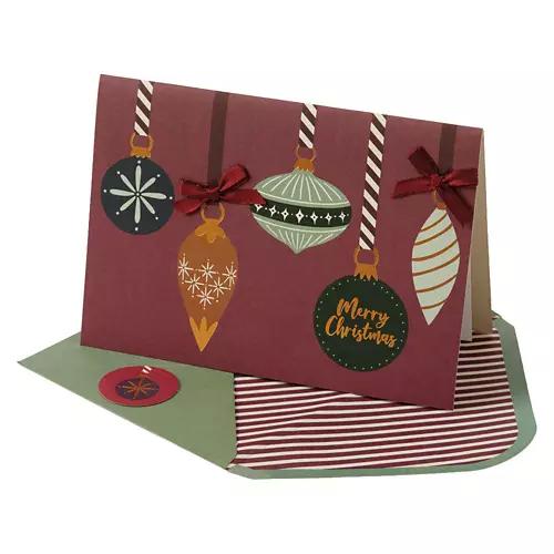 Holiday Greeting Card - Ornaments