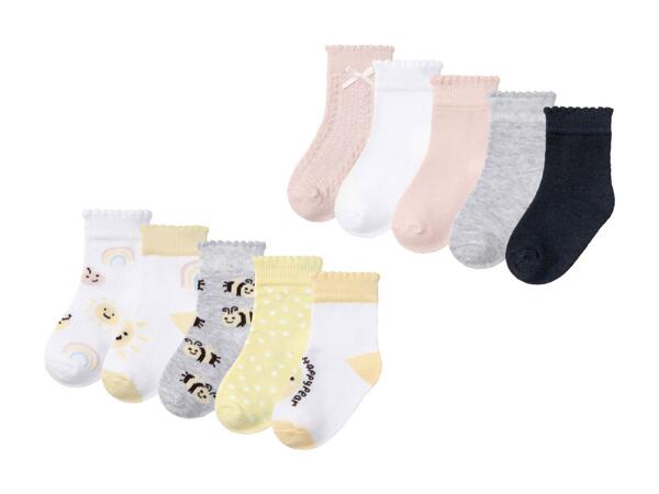 Chaussettes pour bébé, 5 paires