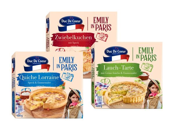 Zwiebelkuchen, Lauchkuchen oder Quiche Lorraine