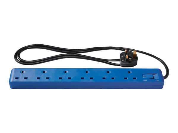 Silvercrest 6 Socket Extension Lead