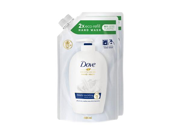 Lotion nettoyante pour les mains Dove, recharge en pack de 2 (valable uniquement en Suisse alémanique et en Suisse romande)