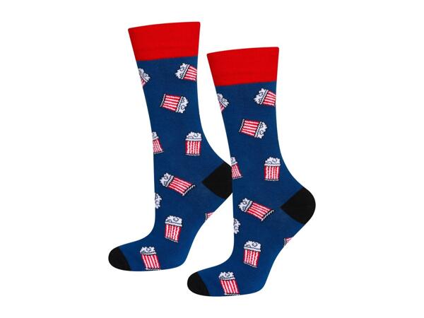 Soxo Adults' Novelty Socks in Gift Box - Popcorn