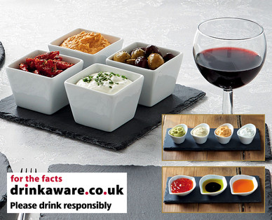 Slate Serving/Dipping Set