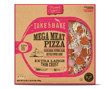 Mama Cozzi's Pizza Kitchen 16" Thin Crust Mega Meat Deli Pizza