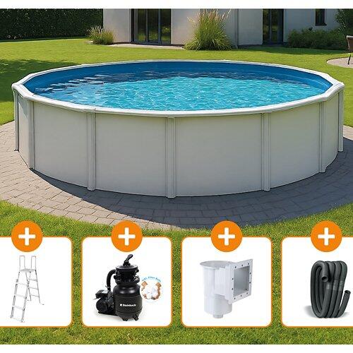 POOL STAR Stahlwandpool Set Nuovo de Luxe II