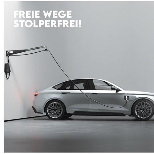 mobile Wallbox mit Kabelmanagement