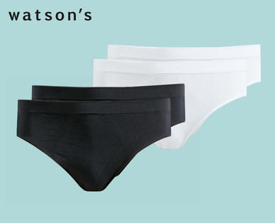 WATSON'S Herren-Retropants/-Slip, Doppelpkg.