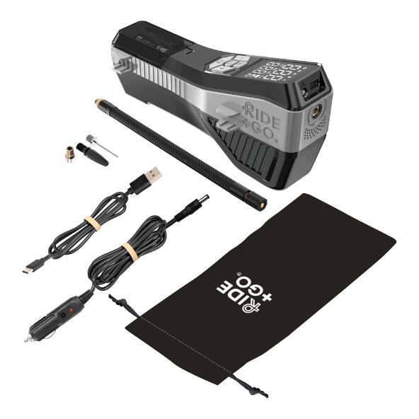 RIDE+GO(R) 				Aufladbarer Minikompressor
