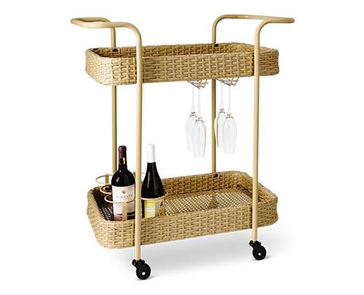 Belavi
Rattan Bar Cart