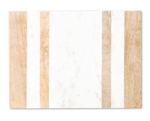 Crofton 
 Wood & Marble Serving Board