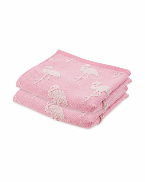 Botanical Flamingo Hand Towel 2 Pack