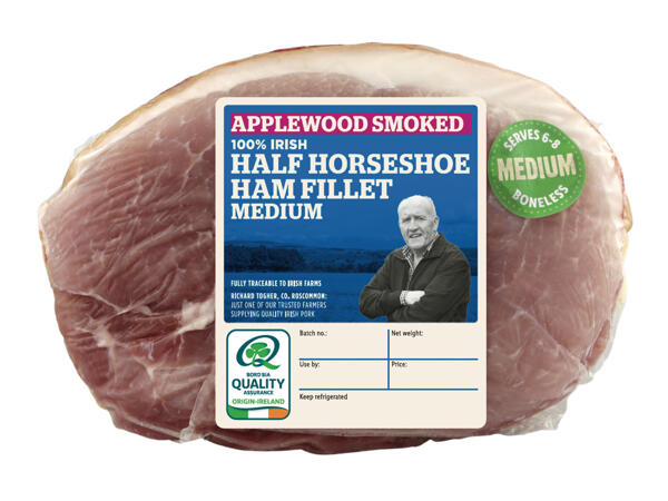 Medium Applewood Smoked Half Horseshoe Ham Fillet