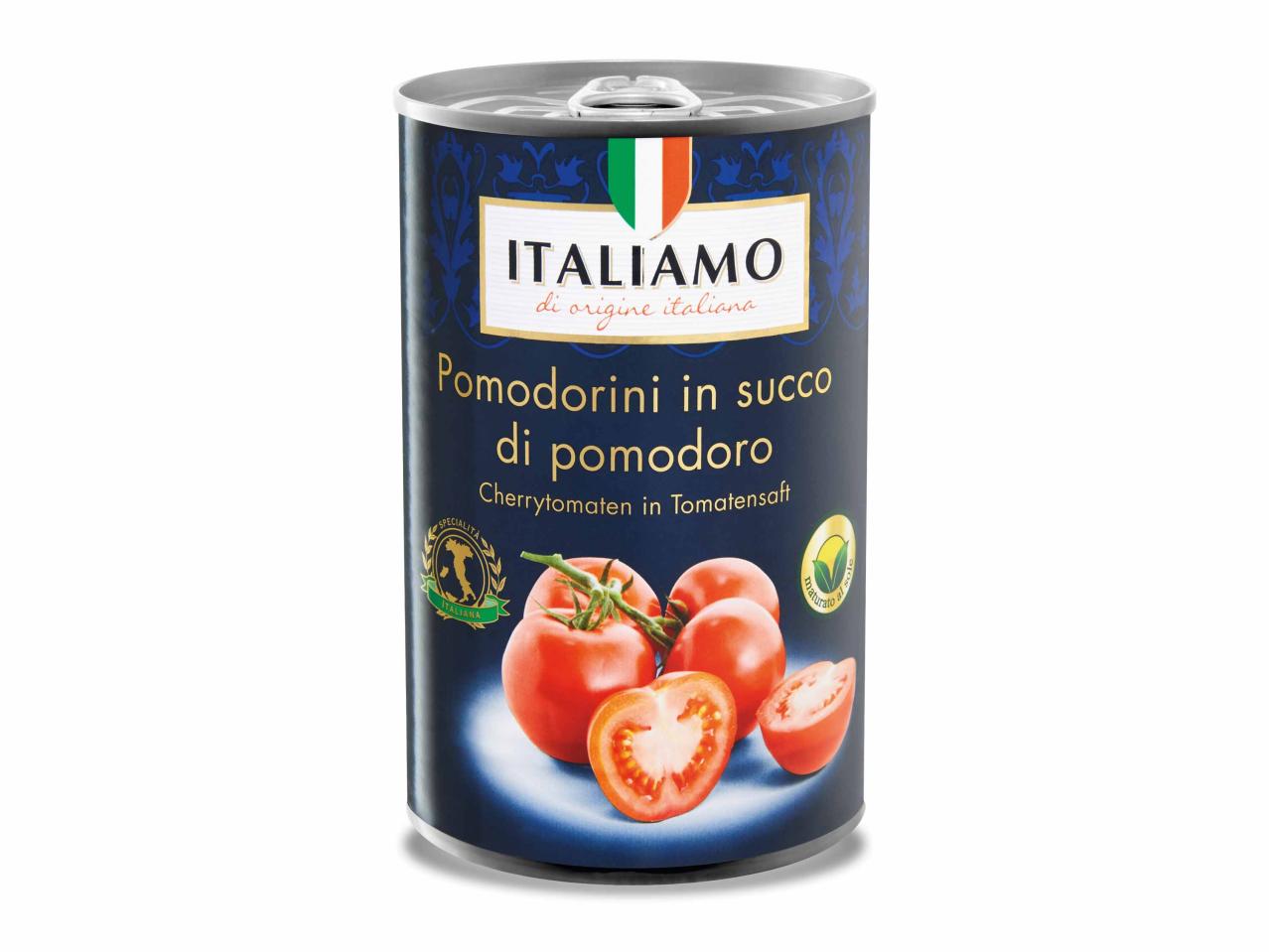 Pomodorini in succo di pomodoro