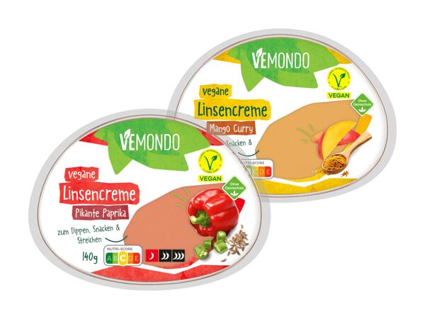 Pflanzliche Linsencreme