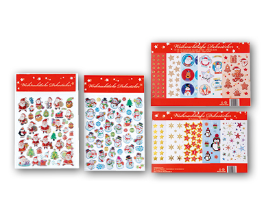 Weihnachtssticker-Set
