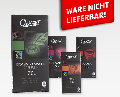 CHOCEUR(R) Fairtrade Schokolade