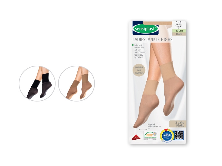 SENSIPLAST(R) Ladies' Ankle Highs