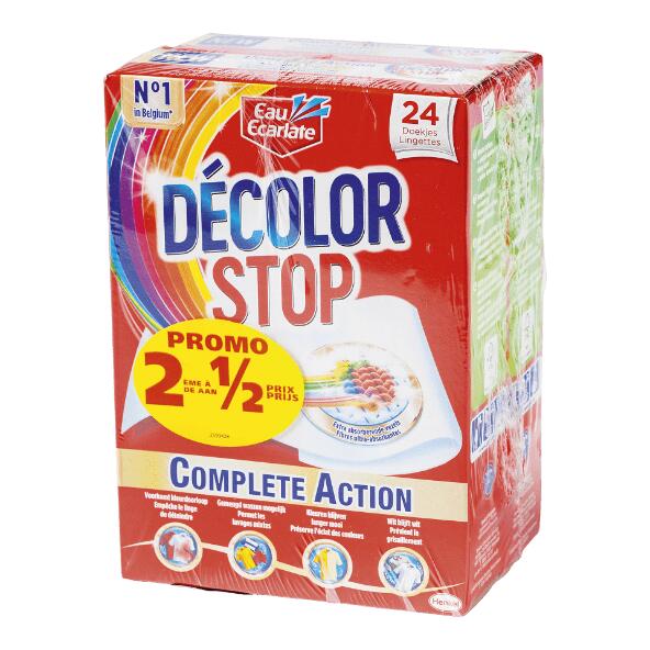 EAU ECARLATE(R) 				Chiffons de lessive, pack de 2