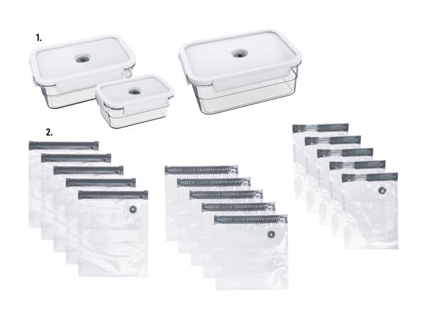 Set de récipients/de sachets sous vide