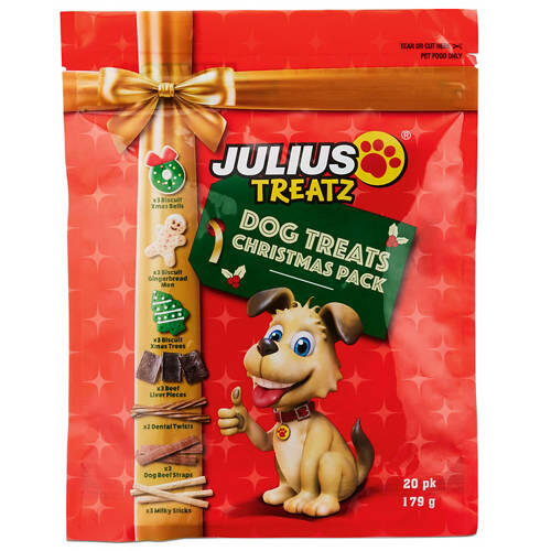 Dog Treats Christmas Pack 179g