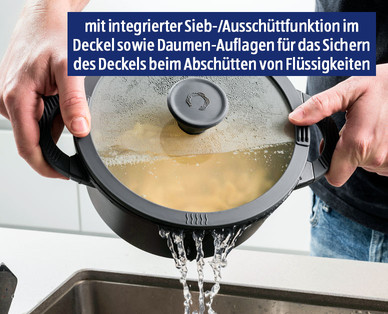 CROFTON Aluguss-Kochtopf, 28 cm