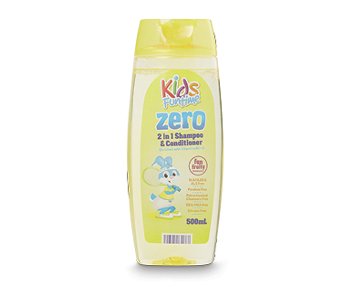 Kid's Zero Body Wash or 2 in 1 Shampoo and Conditioner 500ml