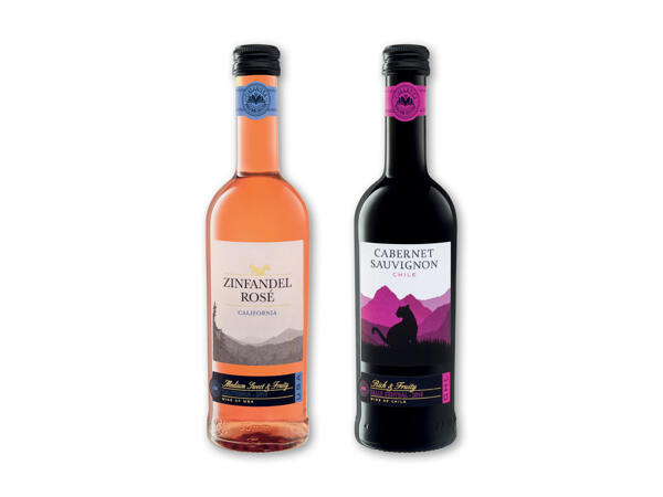 Zinfandel rosé, Chenin Blanc, Ruby Cabernet eller Cabernet Sauvignon