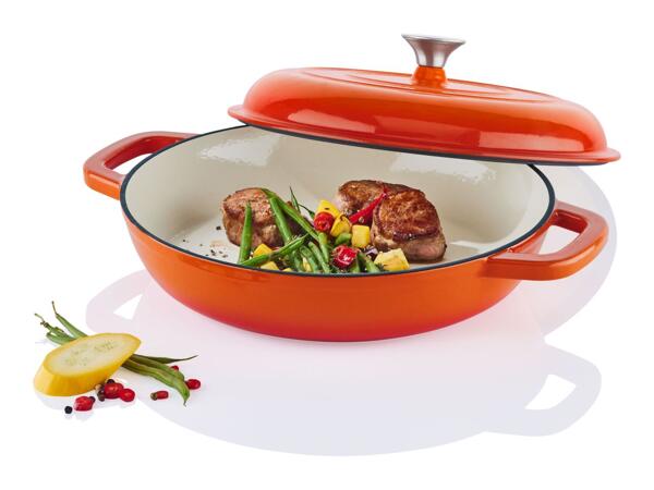 Livarno Home 3L Cast Iron Casserole Dish