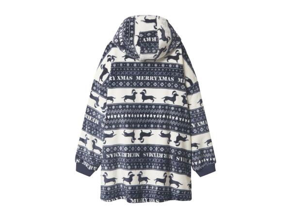 Adults' Grey Fluffy Oversized Hoodie
