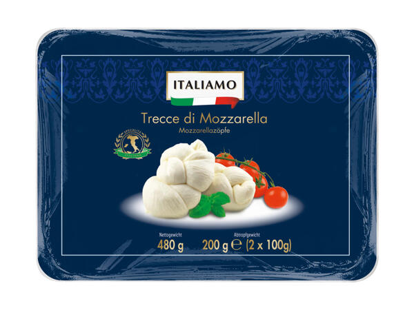 Mozzarella tressée