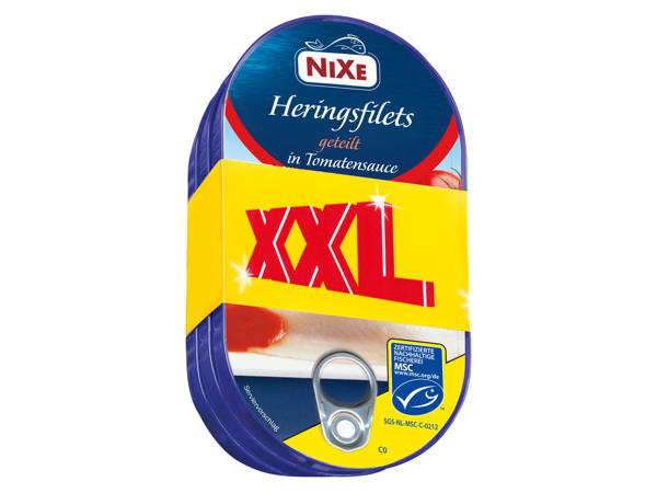 NIXE Heringsfilets in Tomatensauce 3x 200 g