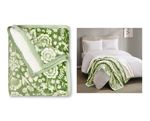 Huntington Home 
 60" x 70" Velvet Plush Sherpa Throw