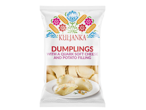 Kvarg- & potatisdumplings