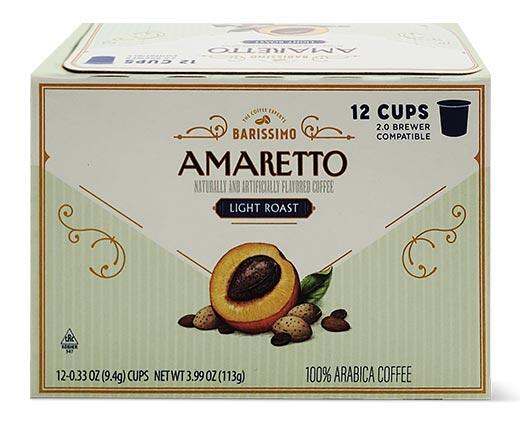 Barissimo 
 Bourbon Pecan or Amaretto Coffee Cups