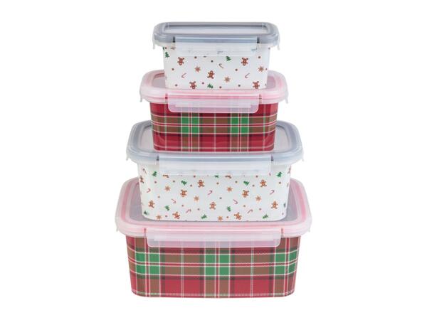 Livarno Home Food Storage Container Set - Set of 4