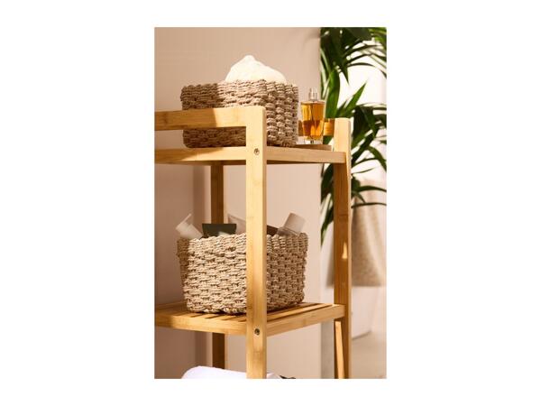 Livarno Bamboo Shelving Unit