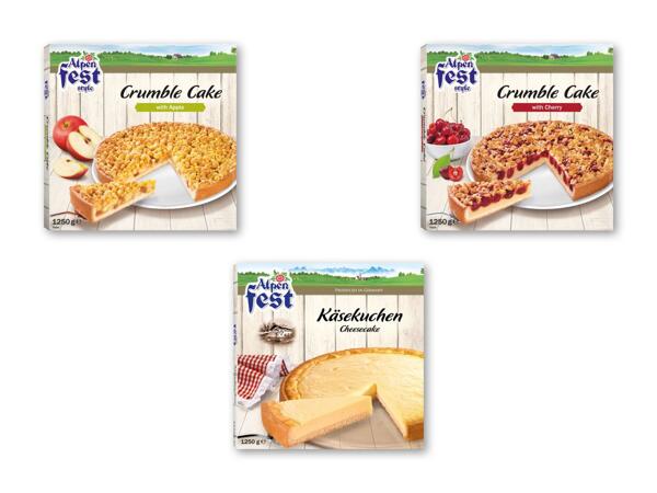 Crumblekage eller cheesecake