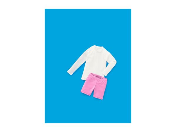 White & Pink Younger Kids' UV Swim Set - 2 Pieces
