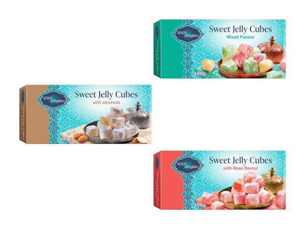 Cubes de gelée
