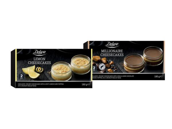 Cheesecake with Lemon or with Chocolate and salted Caramel