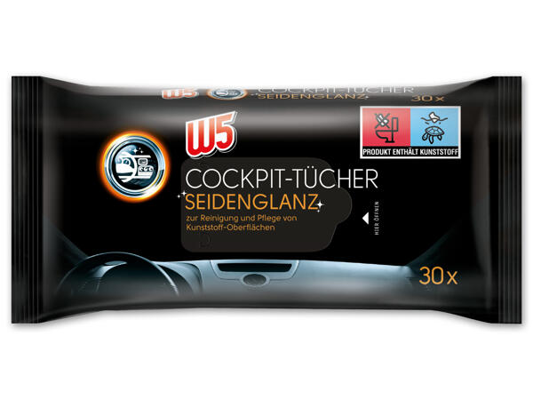 Cockpit-, Autoglas- oder Lederpflegetücher