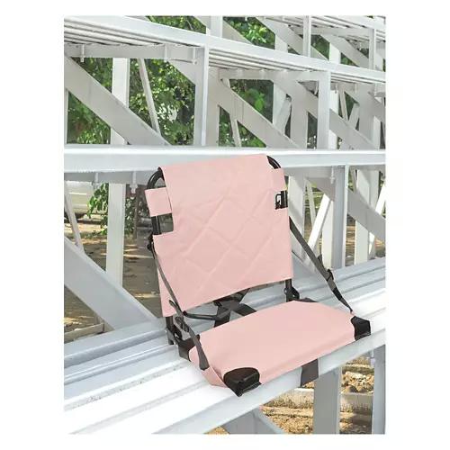Folding Quilted Stadium Seat, Pink