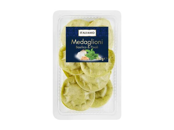 Medaglioni With Basil and Pine Nuts